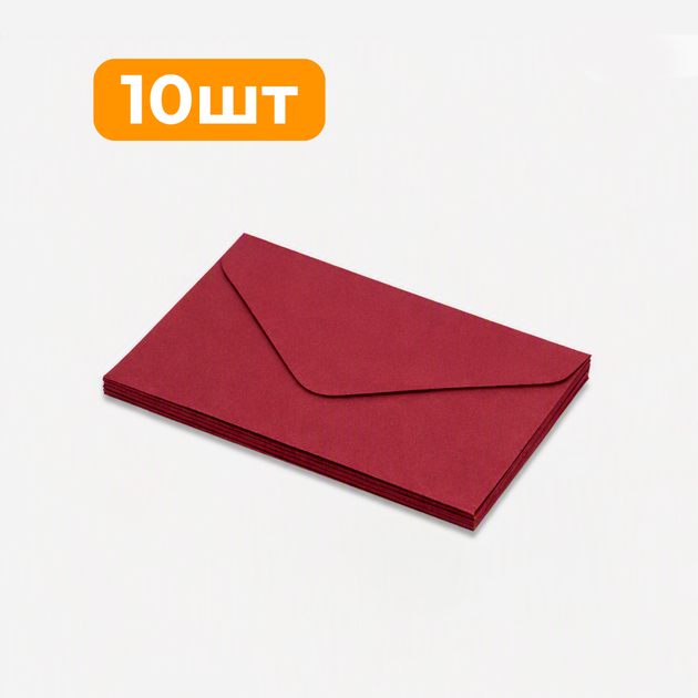 Конверты 6 формата Craft Marsala - крафтовые бумажные для приглашений, записок, визиток, скрапбукинга — 10 шт. - Фото 1 Конверты 6 формата Craft Marsala - крафтовые бумажные для приглашений, записок, визиток, скрапбукинга — 10 шт. - изображение 1