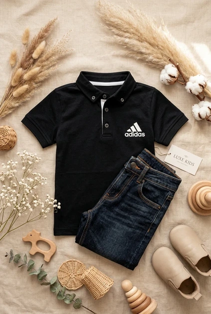 Футболка-поло Adidas для хлопчика Kiddo розмір 140 (KIDDO-266215B1212C486C95E7BF56C424ACF5) - изображение 3