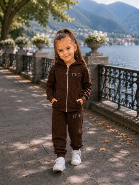 Костюм Sparkle Mia Kiddo шоколадный 110 см - Фото 1 Костюм Sparkle Mia Kiddo шоколадный 110 см - изображение 1