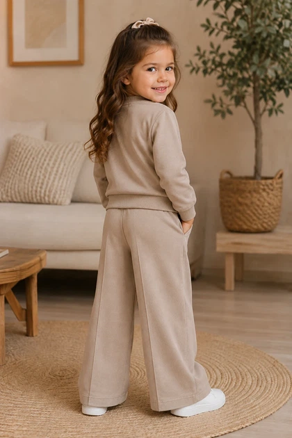 Костюм Bow Elegance Kiddo капучино 104 см - Фото 2 Костюм Bow Elegance Kiddo капучино 104 см - зображення 2