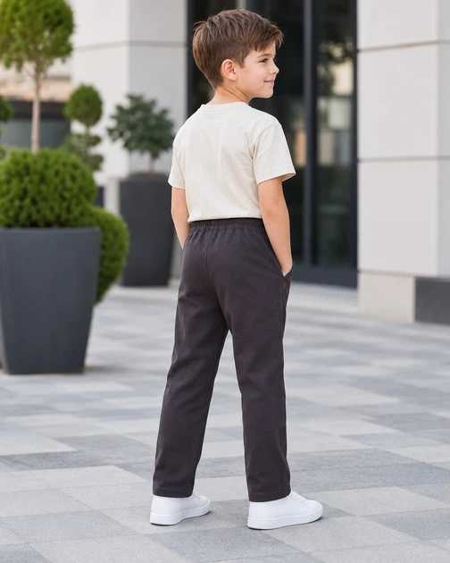 Брюки коттоновые «Sinbad Classic» Kiddo шоколадный 128 см - Фото 2 Брюки коттоновые «Sinbad Classic» Kiddo шоколадный 128 см - изображение 2