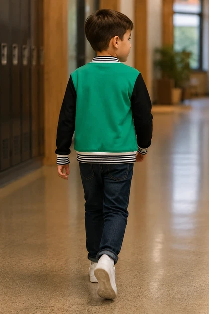 Бомбер для хлопчика Campus Kiddo Зелений розмір 92 (KIDDO-8C4479D6FE7F49F3B06CA5E9D67A1967) - изображение 2