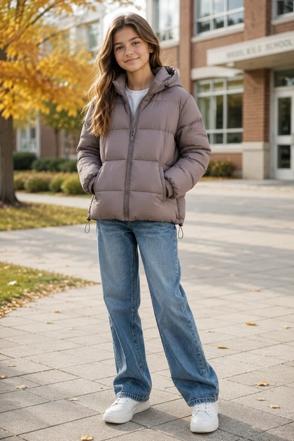 Куртка деми Air Cloud Kiddo мокко 164 см - Фото 1 Куртка деми Air Cloud Kiddo мокко 164 см - изображение 1
