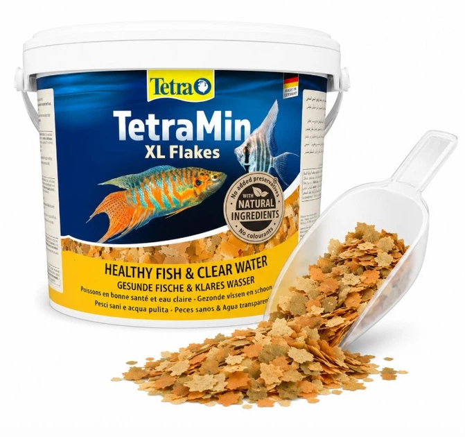 Корм фасований для рибок Tetra Min Flakes XL (Основний корм для всіх рибок у вигляді пластівців) 100 г. - Фото 1 Корм фасований для рибок Tetra Min Flakes XL (Основний корм для всіх рибок у вигляді пластівців) 100 г. - зображення 1