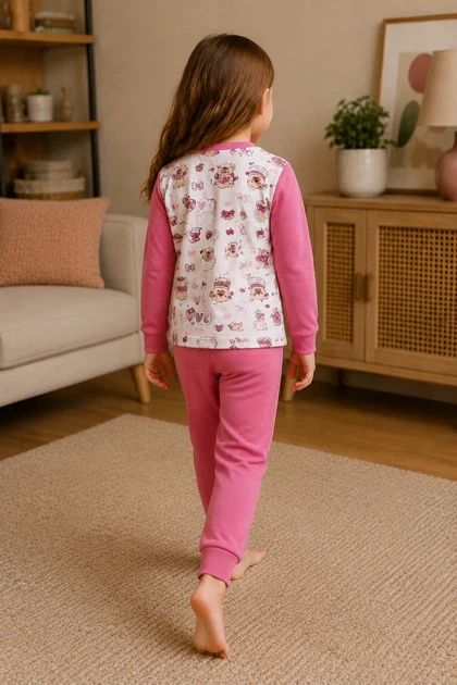 Пижама детская Pink Story Kiddo Собачки 128 см - изображение 2
