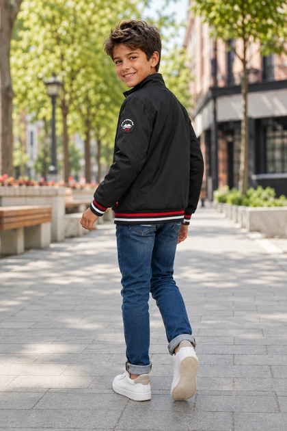 Куртка-бомбер Urban Sport Kiddo Червоний розмір 128 (KIDDO-47FE7DE32A384D23869D7D747DFBFC0B) - Фото 2 Куртка-бомбер Urban Sport Kiddo Червоний розмір 128 (KIDDO-47FE7DE32A384D23869D7D747DFBFC0B) - изображение 2