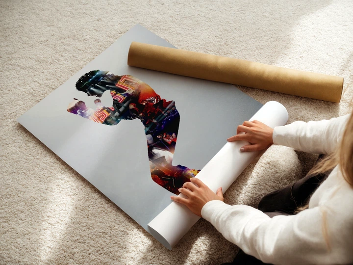 Постер Майкл Джексон, Michael Jackson, декор в кімнату меломана, A3 42×28 см (id3452) - зображення 3