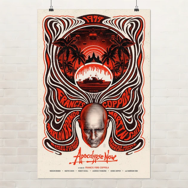 Постер Апокалипсис сегодня, Apocalypse Now (1979), культовое кино, Фрэнсис Коппола, A0 106×71 см (id6133) - Фото 1 Постер Апокалипсис сегодня, Apocalypse Now (1979), культовое кино, Фрэнсис Коппола, A0 106×71 см (id6133) - изображение 1