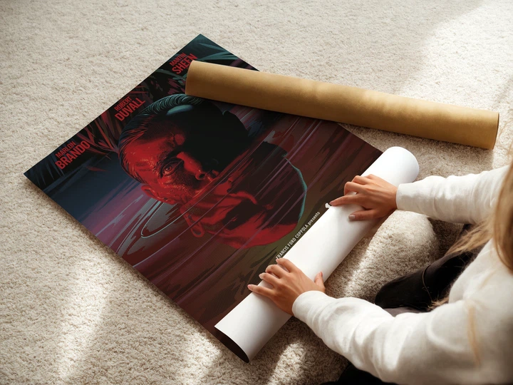 Постер Апокалипсис сегодня, Apocalypse Now (1979), культовое кино, Фрэнсис Коппола, A1 90×60 см (id6132) - изображение 3