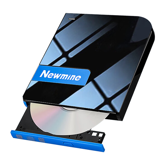 Портативний зовнішній оптичний привід Newmine з двома інтерфейсами USB+Type-C, універсальний DVD/CD-записувач для ноутбуків та настільних комп'ютерів - зображення 4