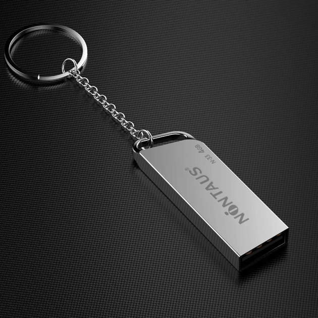 Флеш пам'ять USB NINTAUS N-33 4GB USB 2.0 Silver - зображення 7