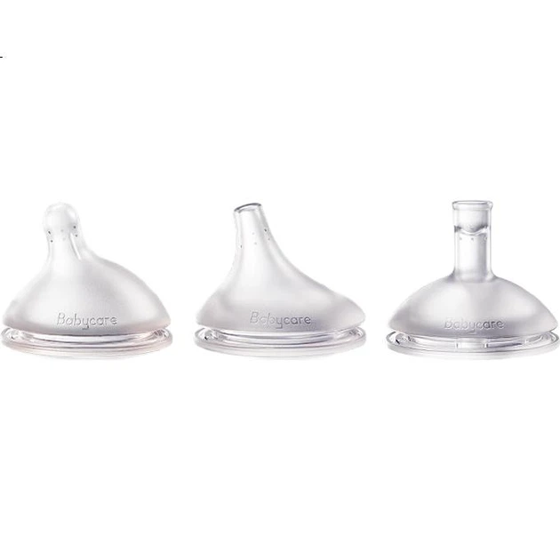 Наклонная соска для имитации грудного вскармливания Babycare Tilted Imitation Breastfeeding Baby Nipple 3.0 Pro Glass PPSU Bottle Universal Accessory LL Nipple - изображение 3