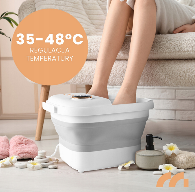 Гидромассажная ванночка для ног MalTec PRO-Hydro500WS 500 Вт, подогрев 35–48 °C, ролики, таймер, LED-дисплей, складная 112410 - Фото 2 Гидромассажная ванночка для ног MalTec PRO-Hydro500WS 500 Вт, подогрев 35–48 °C, ролики, таймер, LED-дисплей, складная 112410 - изображение 2