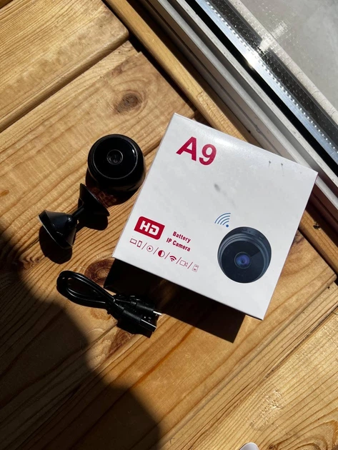 Міні Wi-Fi IP-камера A9 HD 1080P з нічним баченням і датчиком руху, бездротова камера відеоспостереження - изображение 5