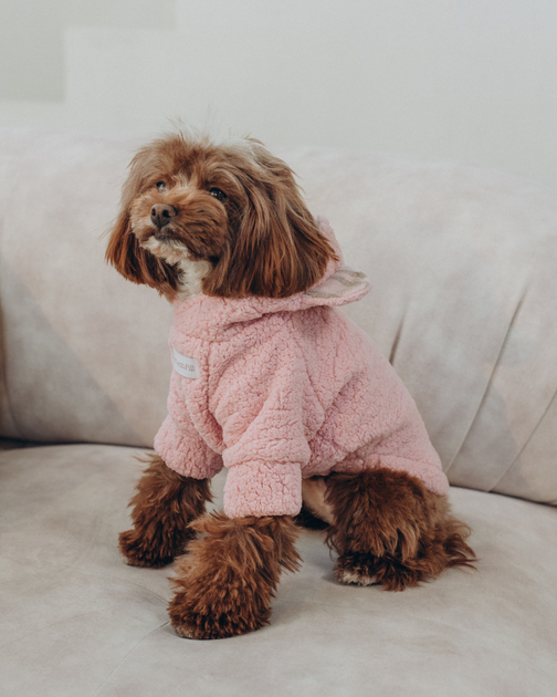 Худи для собаки розовое “Teddy” Feel with Fill, размер XL - изображение 3
