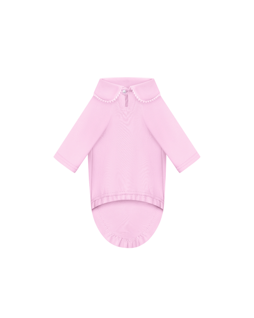 Кофточка для собаки розовая с помпонами Feel with Fill, размер L - изображение 5