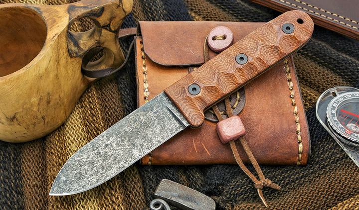 Ніж туристичний для польової кухні ESEE Camp Lore PR4 Micarta Blackwashed ESEE-PR4-BO - Фото 11 Ніж туристичний для польової кухні ESEE Camp Lore PR4 Micarta Blackwashed ESEE-PR4-BO - изображение 11