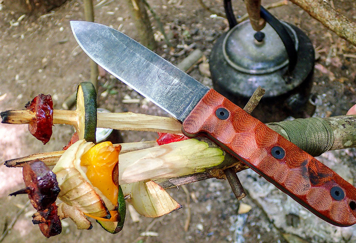 Ніж туристичний для польової кухні ESEE Camp Lore PR4 Micarta Blackwashed ESEE-PR4-BO - Фото 14 Ніж туристичний для польової кухні ESEE Camp Lore PR4 Micarta Blackwashed ESEE-PR4-BO - изображение 14