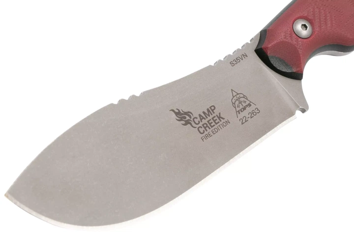 Ніж туристичний TOPS Knives Camp Creek Fire Edition (CPCKFE-01) - Фото 3 Ніж туристичний TOPS Knives Camp Creek Fire Edition (CPCKFE-01) - зображення 3