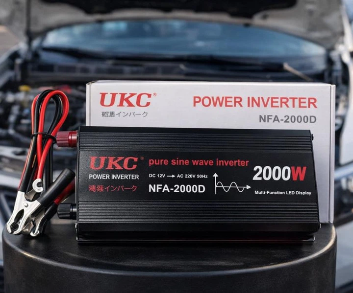Инвертор UKC NFA-2000D 12V-220V Чистая синусоида активное охлаждение - изображение 8