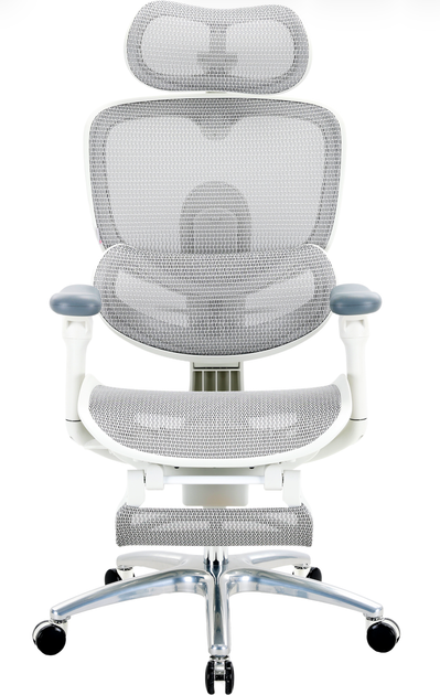 Fotel biurowy ergonomiczny Sihoo DORO C300 LITE V2 z podnożkiem White (4820216980134) - Zdjęcie 1 Fotel biurowy ergonomiczny Sihoo DORO C300 LITE V2 z podnożkiem White (4820216980134) - obraz 1