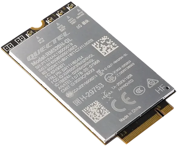 Мережева плата Lenovo ThinkPad Quectel RM520N-GL 5G M.2 WWAN (4XC1Q34838) - Фото 1 Мережева плата Lenovo ThinkPad Quectel RM520N-GL 5G M.2 WWAN (4XC1Q34838) - зображення 1