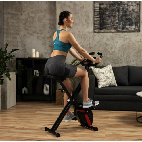 Велотренажер Hop-Sport HS-3020X Quest X-Bike чорно-червоний - Фото 3 Велотренажер Hop-Sport HS-3020X Quest X-Bike чорно-червоний - изображение 3
