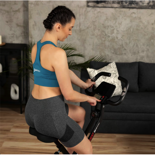 Велотренажер Hop-Sport HS-3020X Quest X-Bike чорно-червоний - Фото 4 Велотренажер Hop-Sport HS-3020X Quest X-Bike чорно-червоний - изображение 4