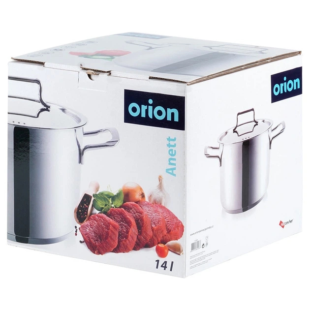 Garnek Orion ANETT stalowy z pokrywką 14 l (8697414822087) - Zdjęcie 4 Garnek Orion ANETT stalowy z pokrywką 14 l (8697414822087) - obraz 4