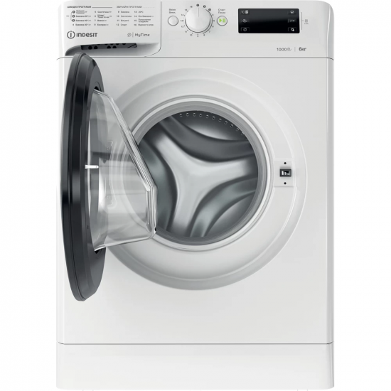 Стиральная машина Indesit фронтальная 6кг A+++ 43 см дисплей (61051WKUA-OMTWSE) - изображение 4