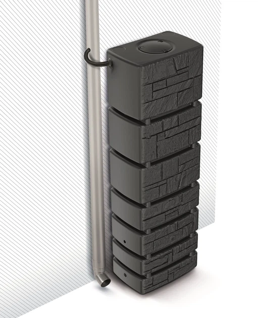 Емкость для сбора дождевой воды Prosperplast HDPE 350 л антрацит - изображение 4