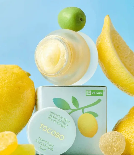 Лимонный скраб-маска для губ Tocobo Lemon Sugar Scrub Lip Mask 20g. - Фото 1 Лимонный скраб-маска для губ Tocobo Lemon Sugar Scrub Lip Mask 20g. - изображение 1