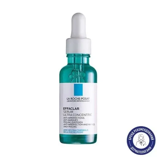 Ультраконцентрированная сыворотка для лица La Roche-Posay Effaclar Serum с эффектом пилинга, 30 мл - изображение 2
