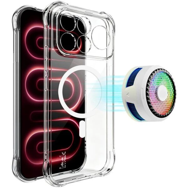 Защитный чехол IMAK Space Shield MagSafe для Xiaomi Poco F9 Ultra - Transparent - изображение 2