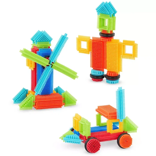 Конструктор Battat Lite Bristle Blocks Будівельник 36 дет (BT3099Z) - Фото 1 Конструктор Battat Lite Bristle Blocks Будівельник 36 дет (BT3099Z) - зображення 1
