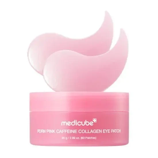 Патчі MEDICUBE PDRN Pink Caffeine Collagen Eye Patch, 85 г (60 шт.) - Фото 1 Патчі MEDICUBE PDRN Pink Caffeine Collagen Eye Patch, 85 г (60 шт.) - зображення 1