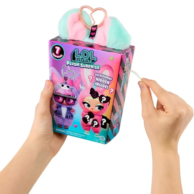 Лялька на підвісі L.O.L. Surprise! Plush Surprise Пухнастий маскарад Цуценя Тарт (249498-5) - зображення 2