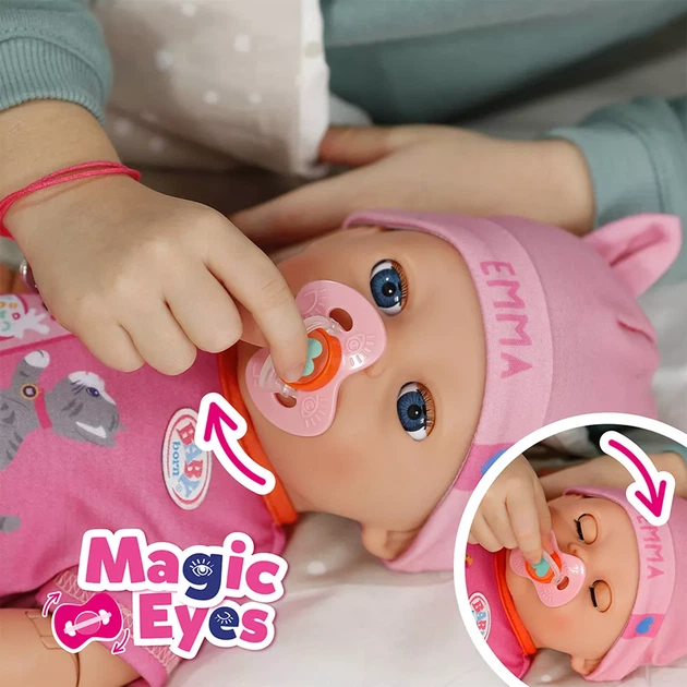 Лялька Baby Born Click and Play Емма 43 см з аксесуарами (839966) - зображення 7