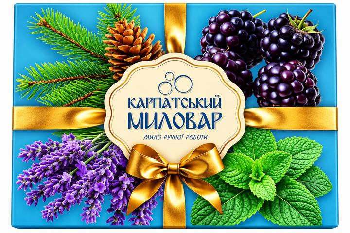 Мило ручної роботи Карпатський миловар набір 4 шт по 50 г - Фото 2 Мило ручної роботи Карпатський миловар набір 4 шт по 50 г - изображение 2