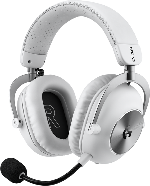 Наушники Logitech G PRO X3 LIGHTSPEED Wireless Gaming Headset White (981-001748) - Фото 1 Наушники Logitech G PRO X3 LIGHTSPEED Wireless Gaming Headset White (981-001748) - изображение 1