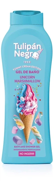 Гель для душу Tulipan Negro Yummy Cream Зефірний Єдиноріг, 650 мл - Фото 1 Гель для душу Tulipan Negro Yummy Cream Зефірний Єдиноріг, 650 мл - изображение 1
