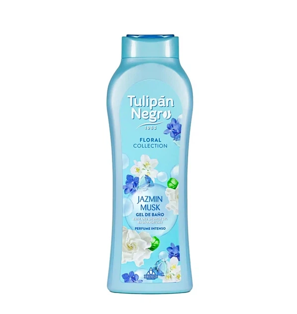 Гель для душу парфумований Tulipan Negro FLORAL Жасминовий мускус, 650 мл - Фото 1 Гель для душу парфумований Tulipan Negro FLORAL Жасминовий мускус, 650 мл - изображение 1