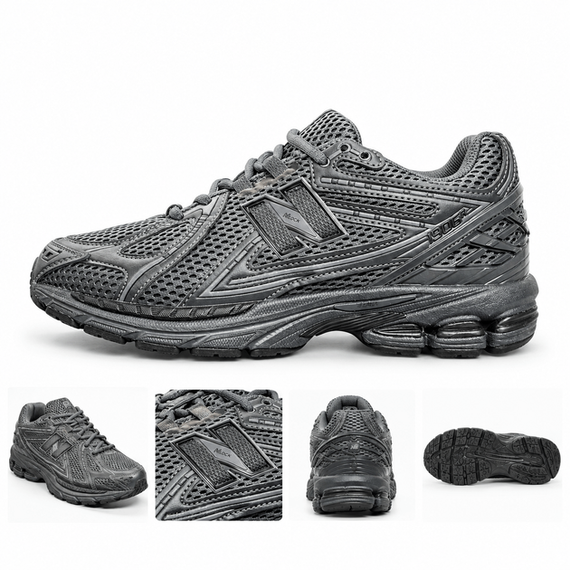 Мужские кроссовки демисезонные 1906R 42 Dark Grey - Фото 3 Мужские кроссовки демисезонные 1906R 42 Dark Grey - изображение 3