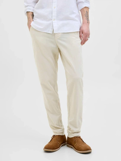 Чіноси JACK & JONES 11096945 Світло-сірий 31/32 JNJ867 - Фото 1 Чіноси JACK & JONES 11096945 Світло-сірий 31/32 JNJ867 - зображення 1