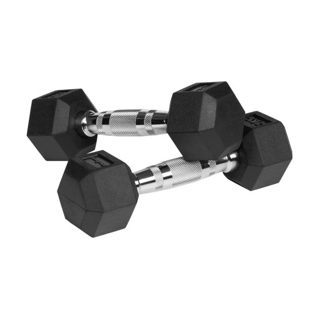 Гантелі чавунні гумовані HEX REBEL ACTIVE 2x2 кг (RBA-2325-02) - зображення 2