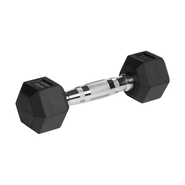 Гантелі чавунні гумовані HEX REBEL ACTIVE 2x2 кг (RBA-2325-02) - зображення 3