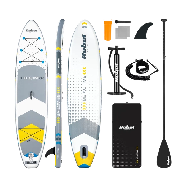 Дошка SUP REBEL ACTIVE RBA4500 White - Фото 1 Дошка SUP REBEL ACTIVE RBA4500 White - зображення 1