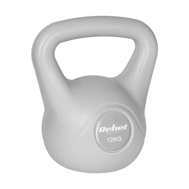 Гиря REBEL ACTIVE 12 кг Gray (RBA-2322G-12) - Фото 1 Гиря REBEL ACTIVE 12 кг Gray (RBA-2322G-12) - изображение 1
