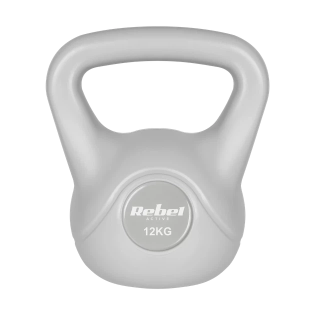Гиря REBEL ACTIVE 12 кг Gray (RBA-2322G-12) - Фото 2 Гиря REBEL ACTIVE 12 кг Gray (RBA-2322G-12) - изображение 2