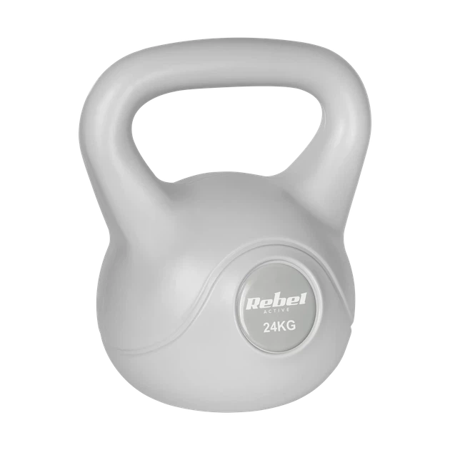 Гиря битумная Rebel Active 24 кг Gray (RBA-2322G-24) - Фото 1 Гиря битумная Rebel Active 24 кг Gray (RBA-2322G-24) - изображение 1